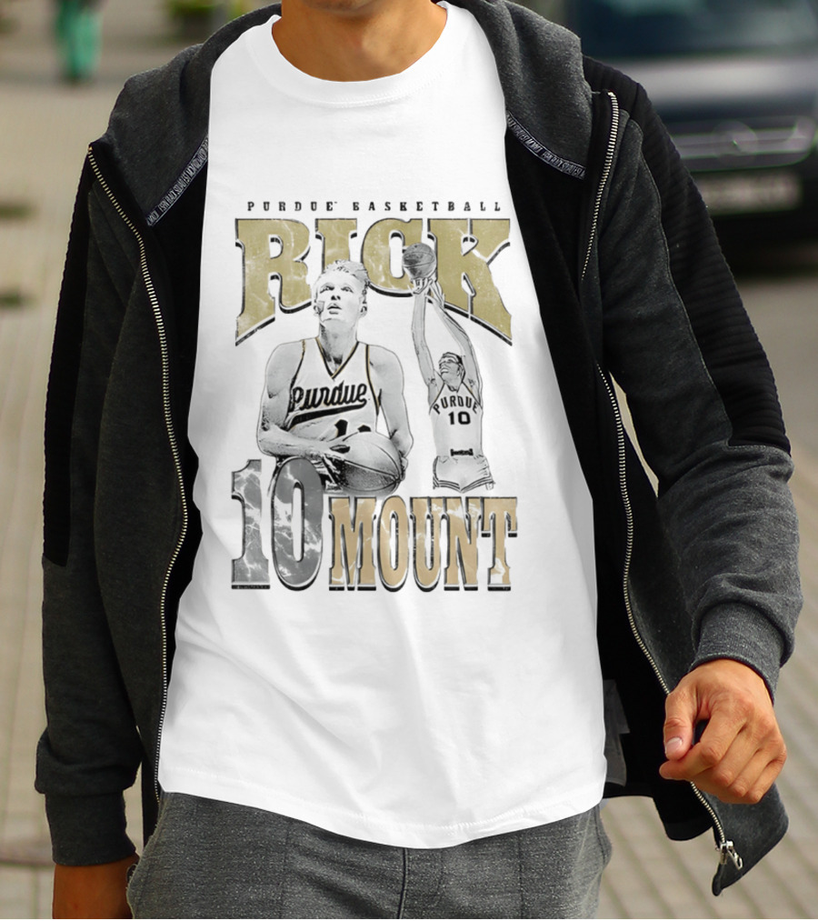 Purdue Basketball Rick Mount 10 T-Shirt