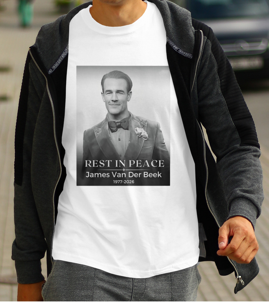 Rest In Peace James Van Der Beek 1977 2026 T-Shirt