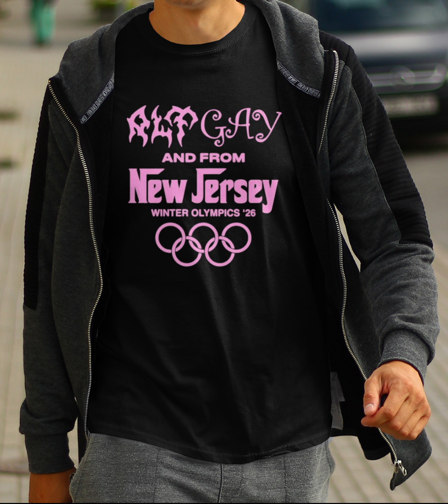Alt Gay And From New Jersey Winter Olympics '26 T-Shirt