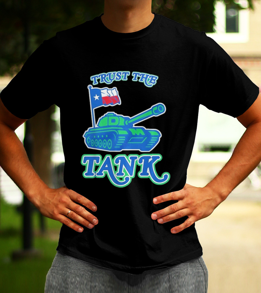 Trust The Tank Dallas Mavericks Texas Flag Tank T-Shirt