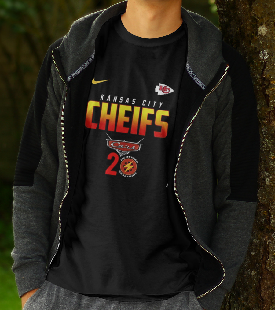 Kansas City Chiefs Cars 20th Anniversary Nike T-Shirt