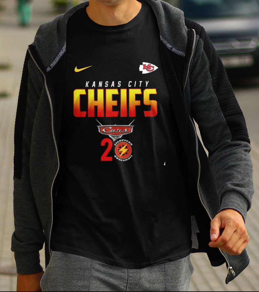 Kansas City Chiefs Cars 20th Anniversary Nike T-Shirt