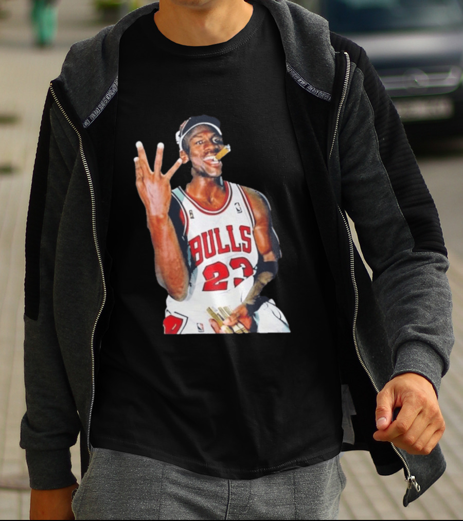 Giannis Antetokounmpo Mj Cigar Chicago Bulls 23 Basketball Legend T-Shirt