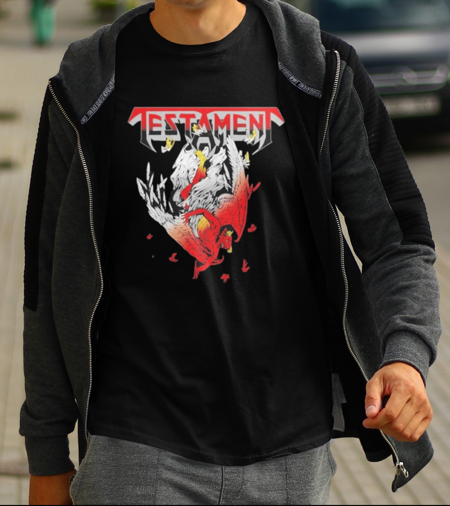 Testament Souls Of Black Collection Falling Fast Phoenix T-Shirt