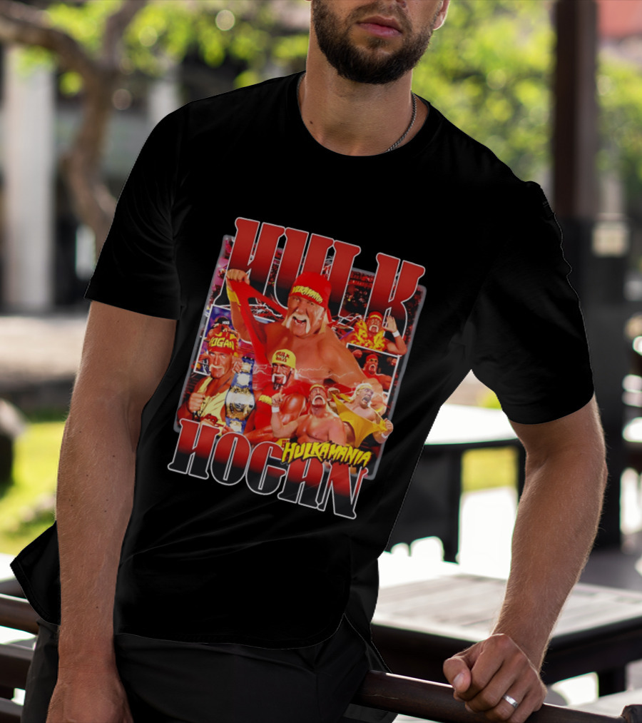 Hulk Hogan Hulkamania Memorial RIP Iconic Wrestling Legend T-Shirt