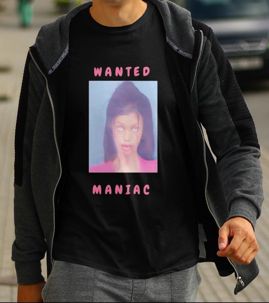 Wanted Maniac 2026 Surreal Doll Aesthetic With Glowing Eyes T-Shirt