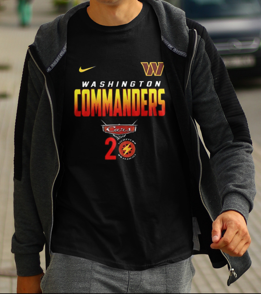 Washington Commanders Nike Cars 20th Anniversary T-Shirt