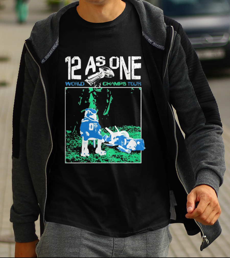 Seattle Seahawks 12 As One World Champs Tour T-Shirt