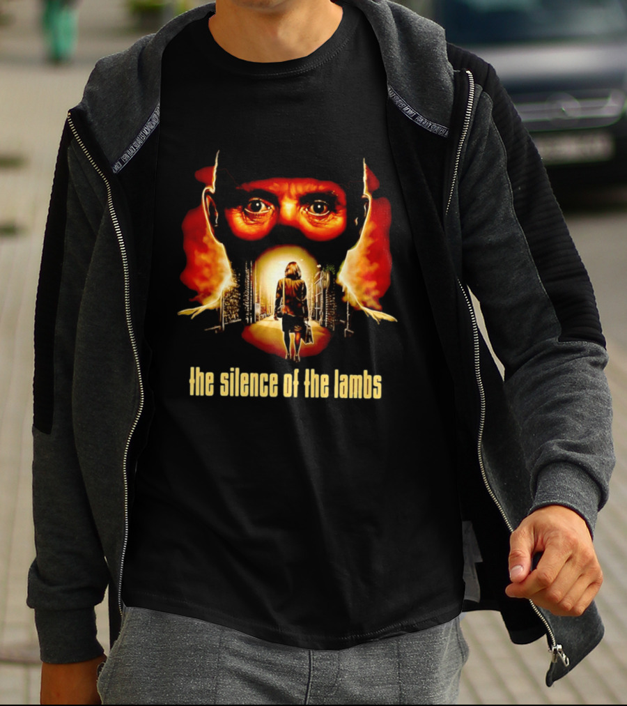 The Silence Of The Lambs Hannibal Lecter Movie Scene Fiery Eyes T-Shirt
