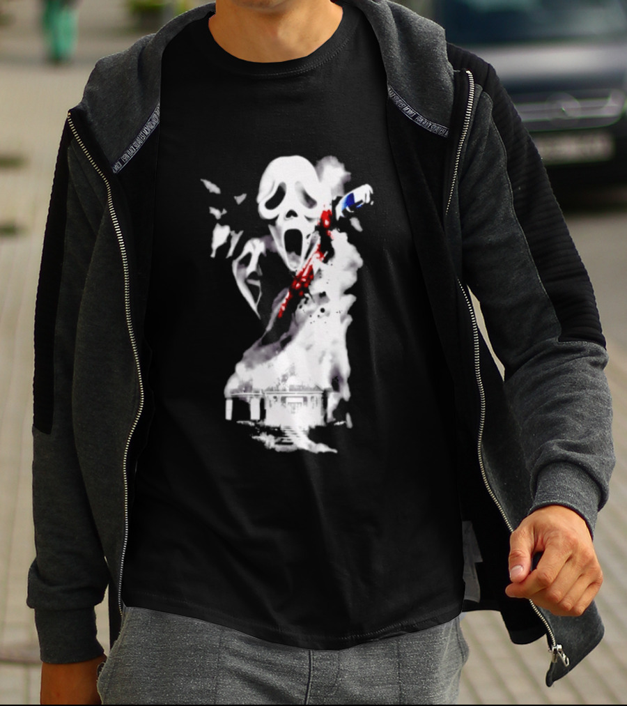 30th Anniversary Scream Kill Tour Ghostface Mask Horror Movie T-Shirt