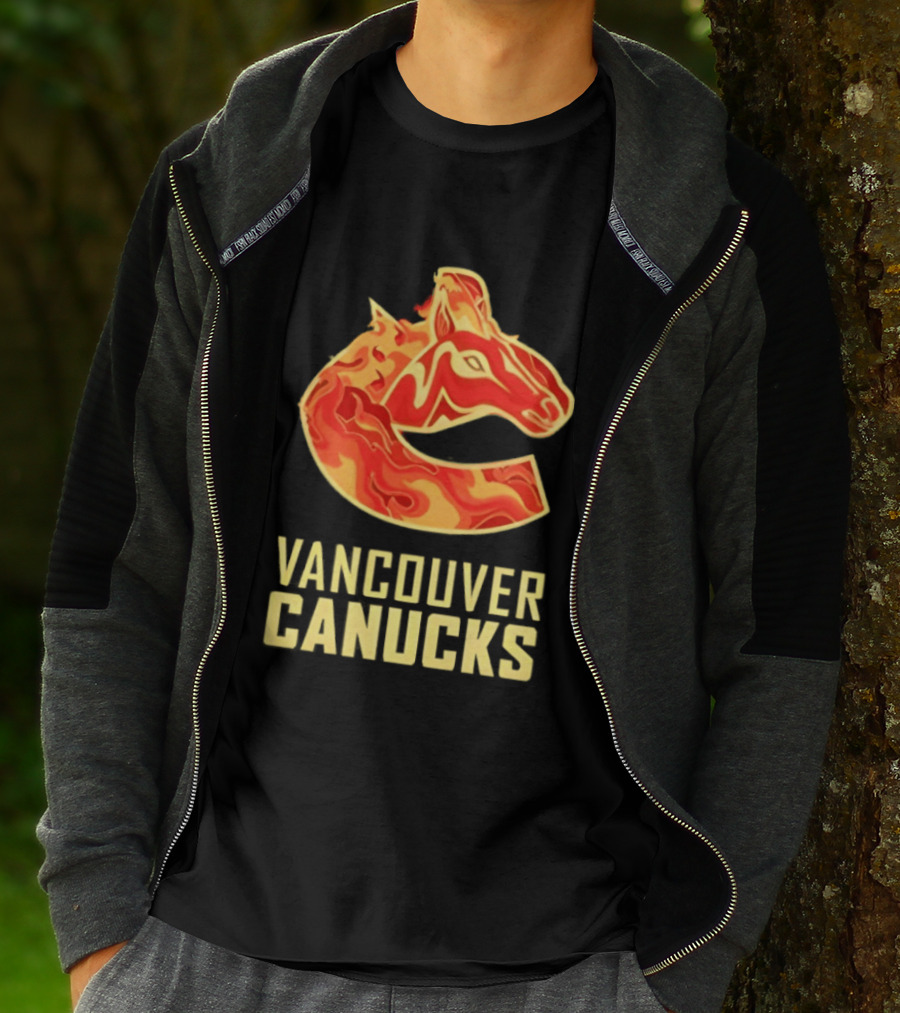 Vancouver Canucks Lunar New Year Horsefire 2026 T-Shirt