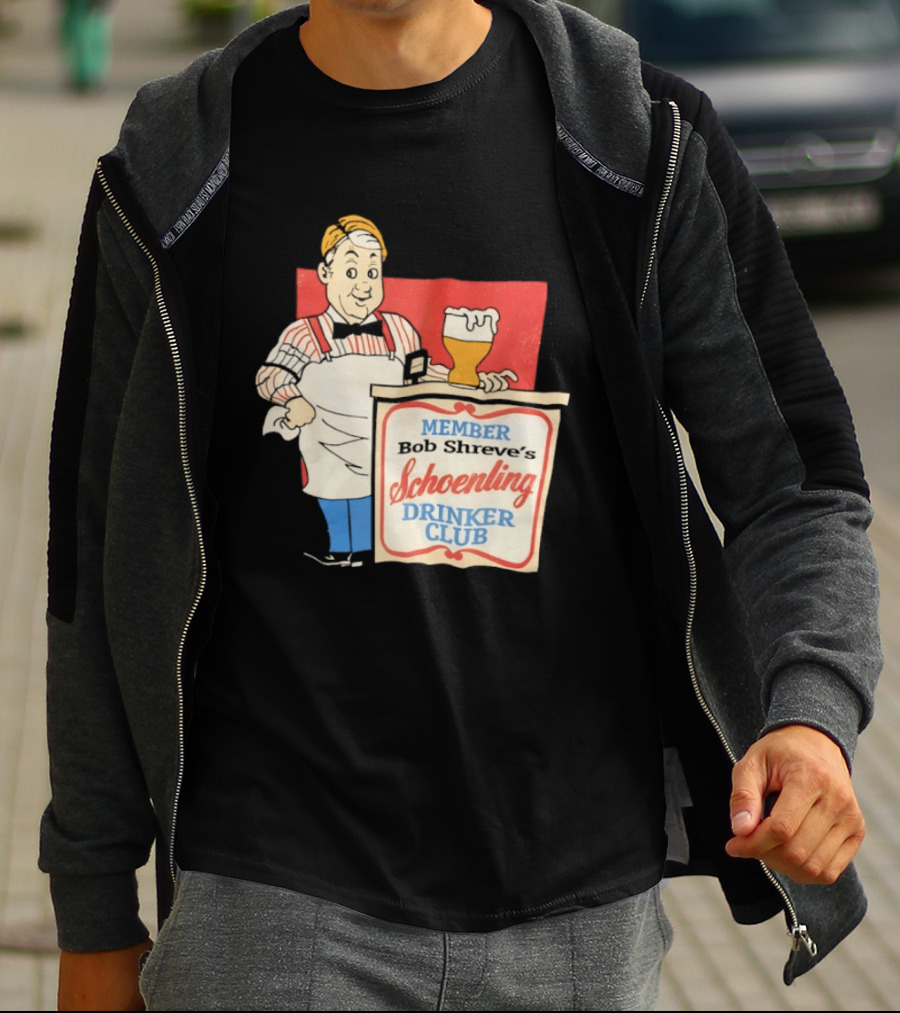 MEMBER Bob Shreve's Schoenling Drinker Club Beer T-Shirt