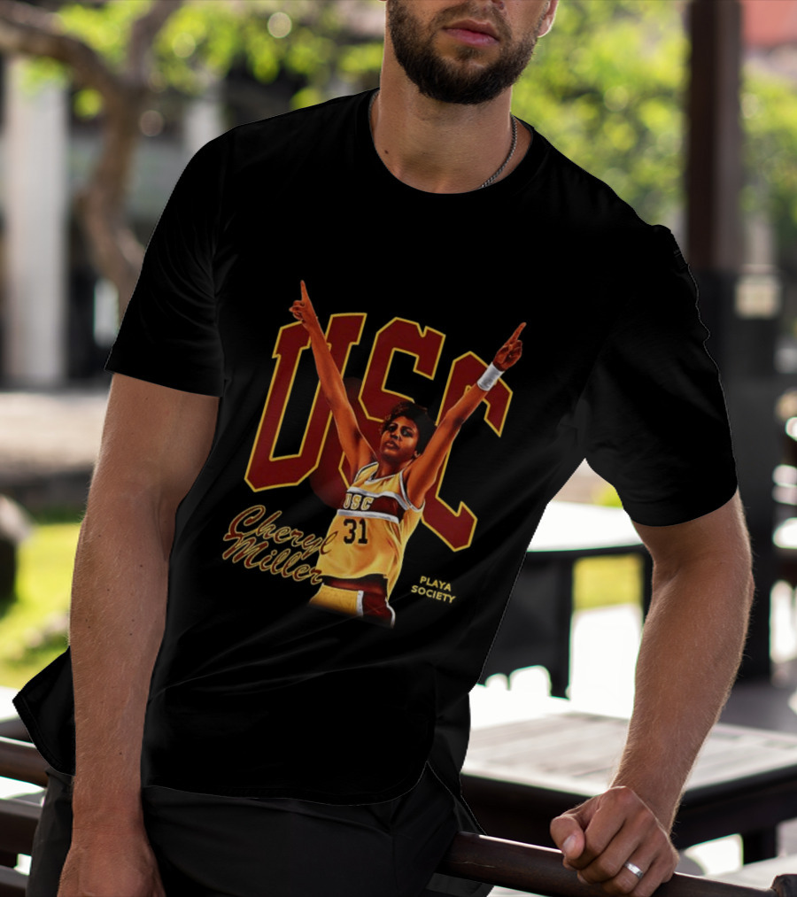 USC Cheryl Miller 31 Basketball Legend T-Shirt