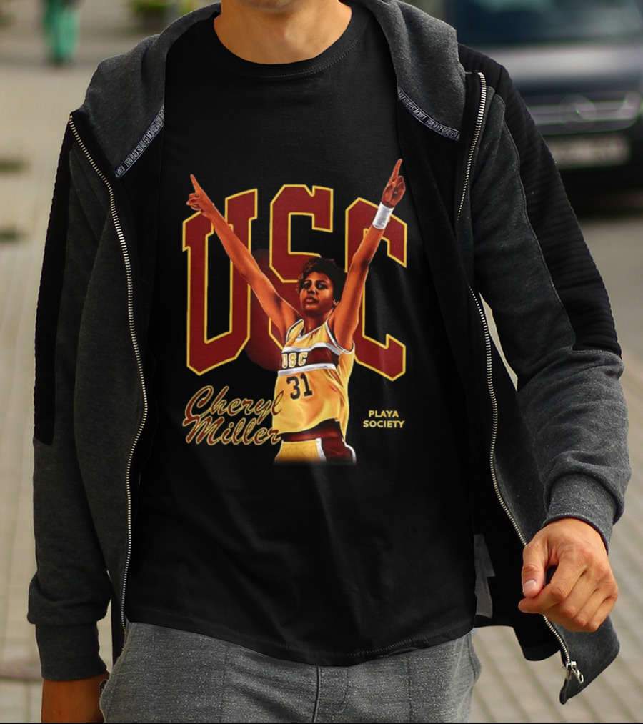 USC Cheryl Miller 31 Basketball Legend T-Shirt