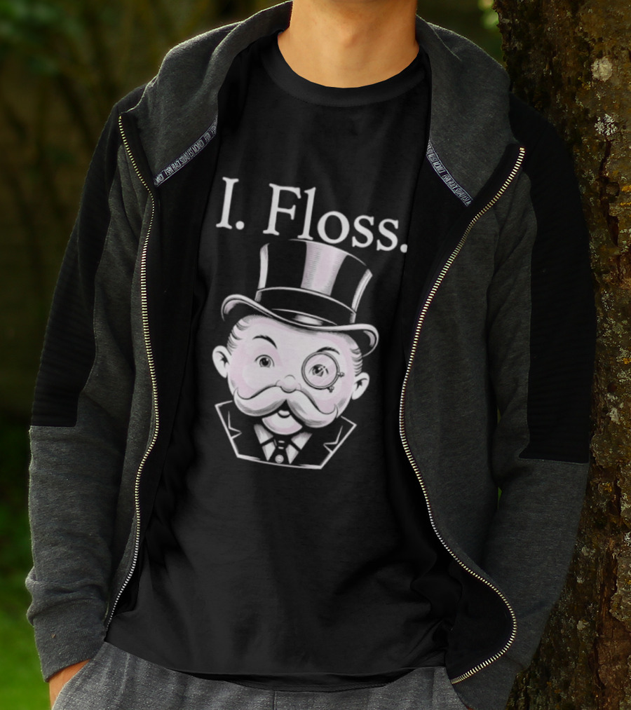 Rich Uncle Pennybags I Floss Iconic Monopoly T-Shirt