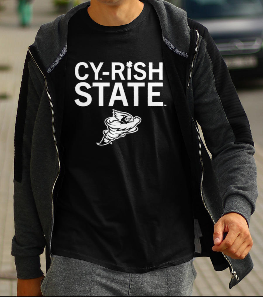 Cy Rish State College House Punching Cyclone T-Shirt