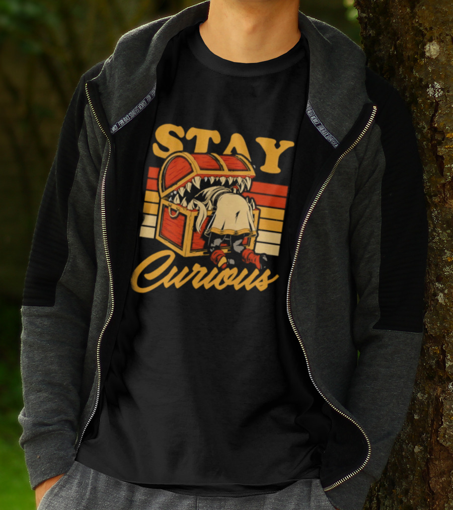 Stay Curious Elf Anime Treasure T-Shirt