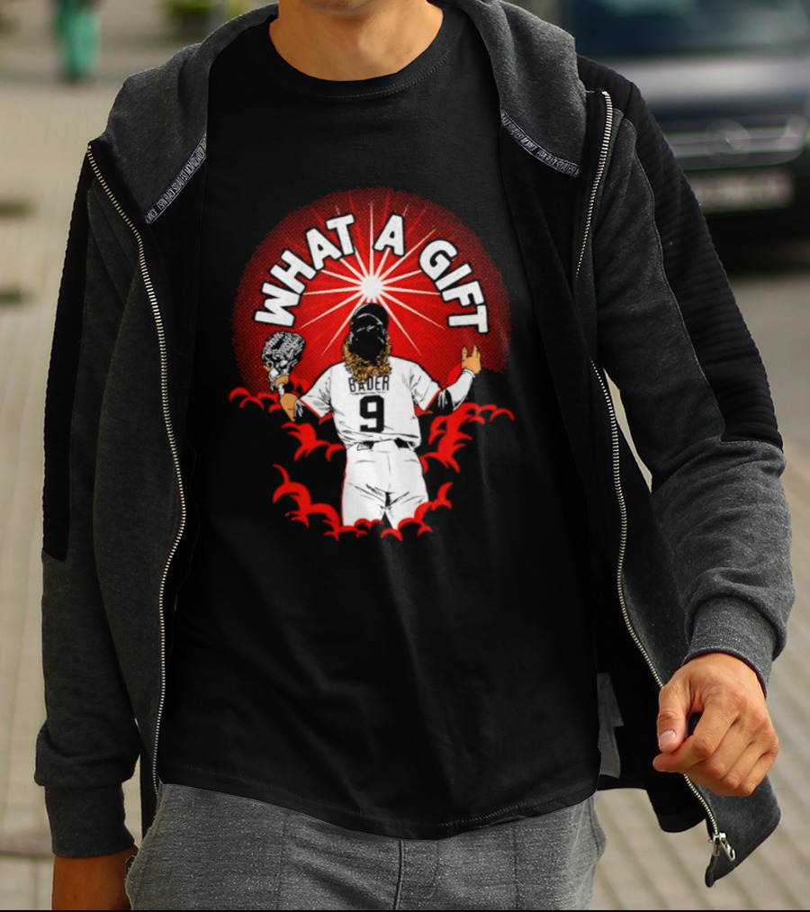 What A Gift Harrison Bader San Francisco Number 9 T-Shirt