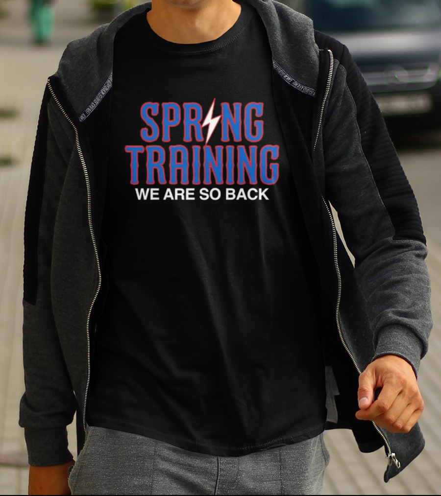 Spring Training We Are So Back Electric Bolt T-Shirt
