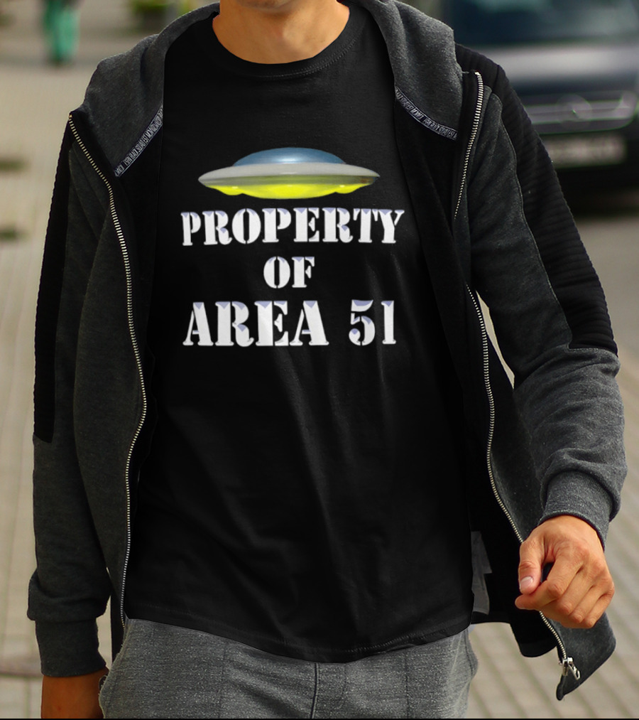 Property Of Area 51 Ufo T-Shirt