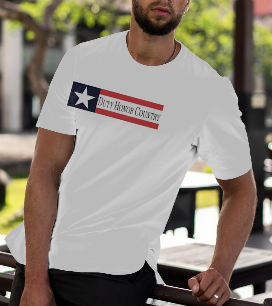 Duty Honor Country Star And Stripes Flag T-Shirt