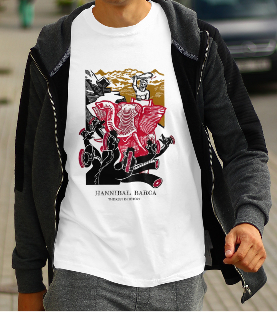 Hannibal Barca The Rest Is History Elephants And Soldiers Historical T-Shirt