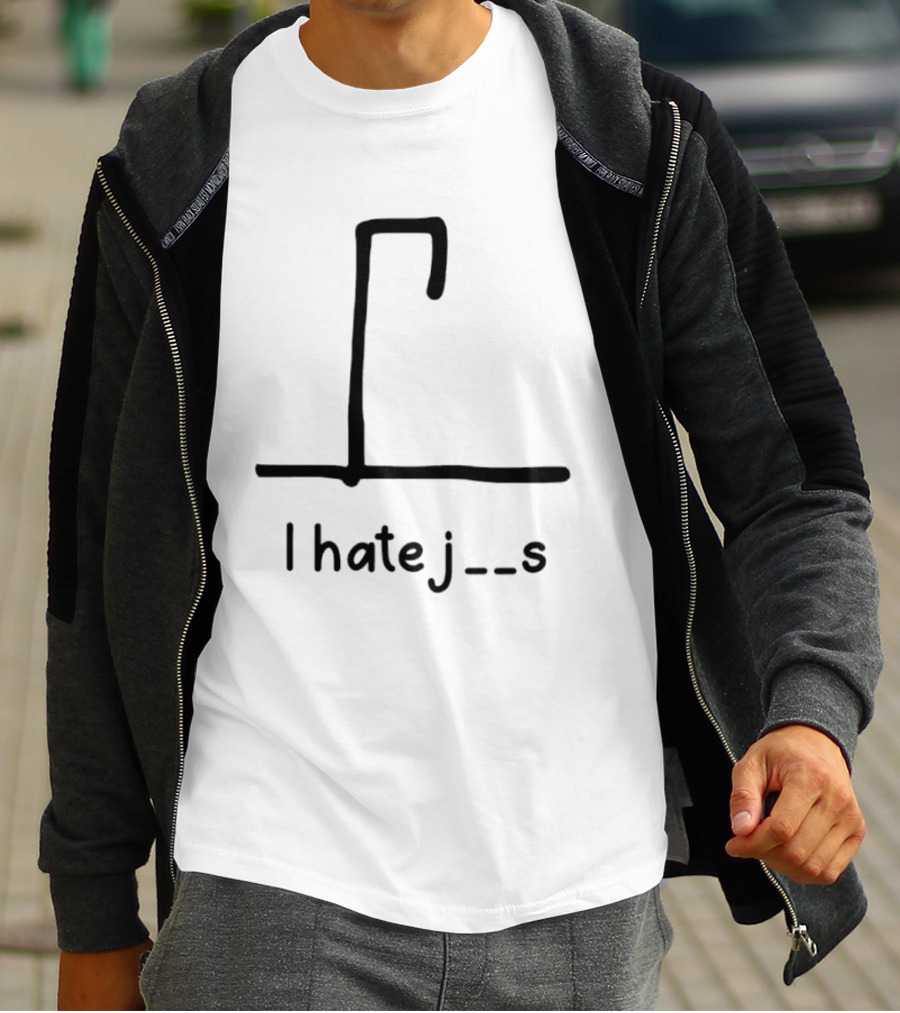 I Hate Jews_fill In Phrase Puzzle T-Shirt
