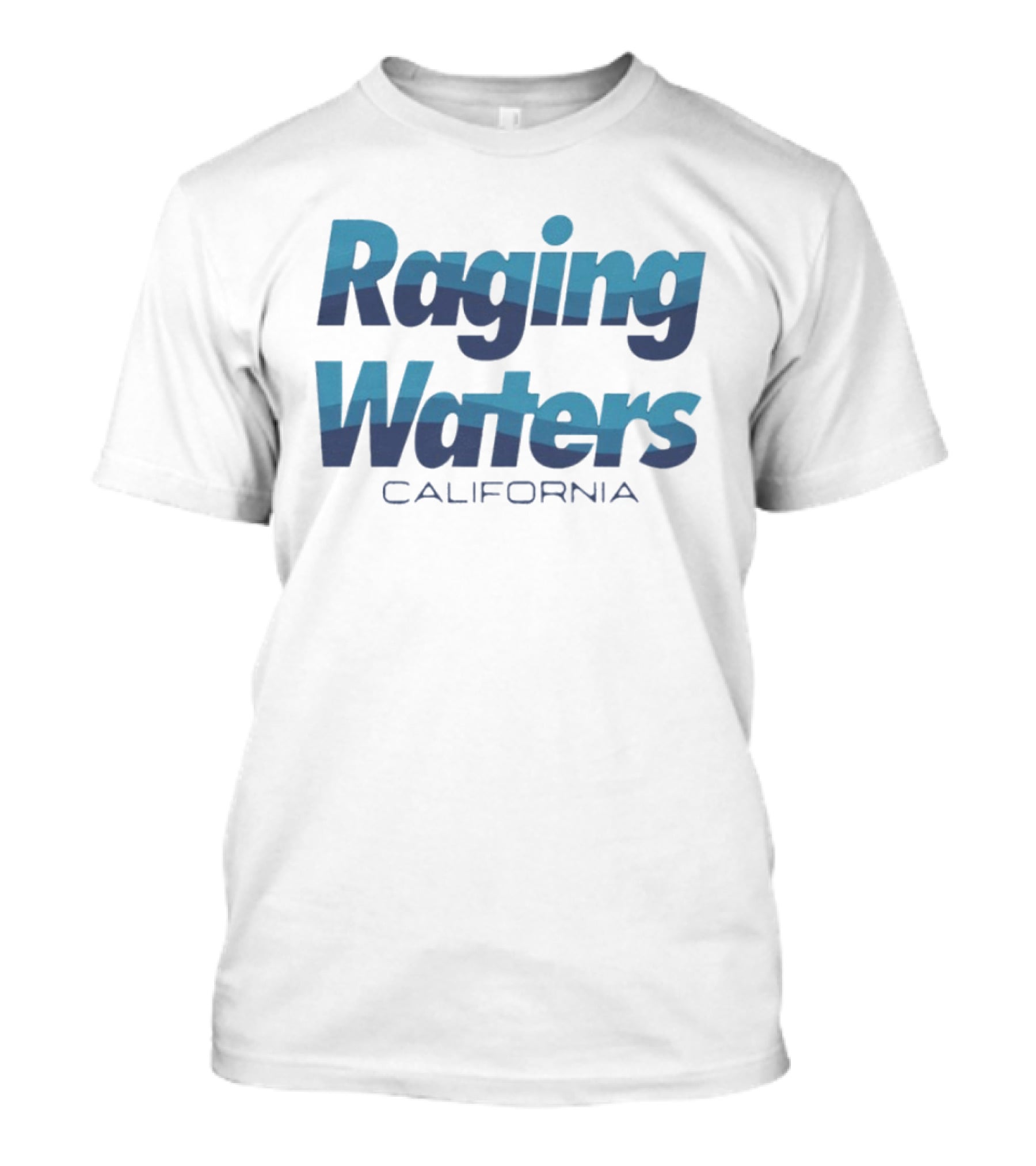 Raging Waters California Waterpark Adventure Blue T-Shirt