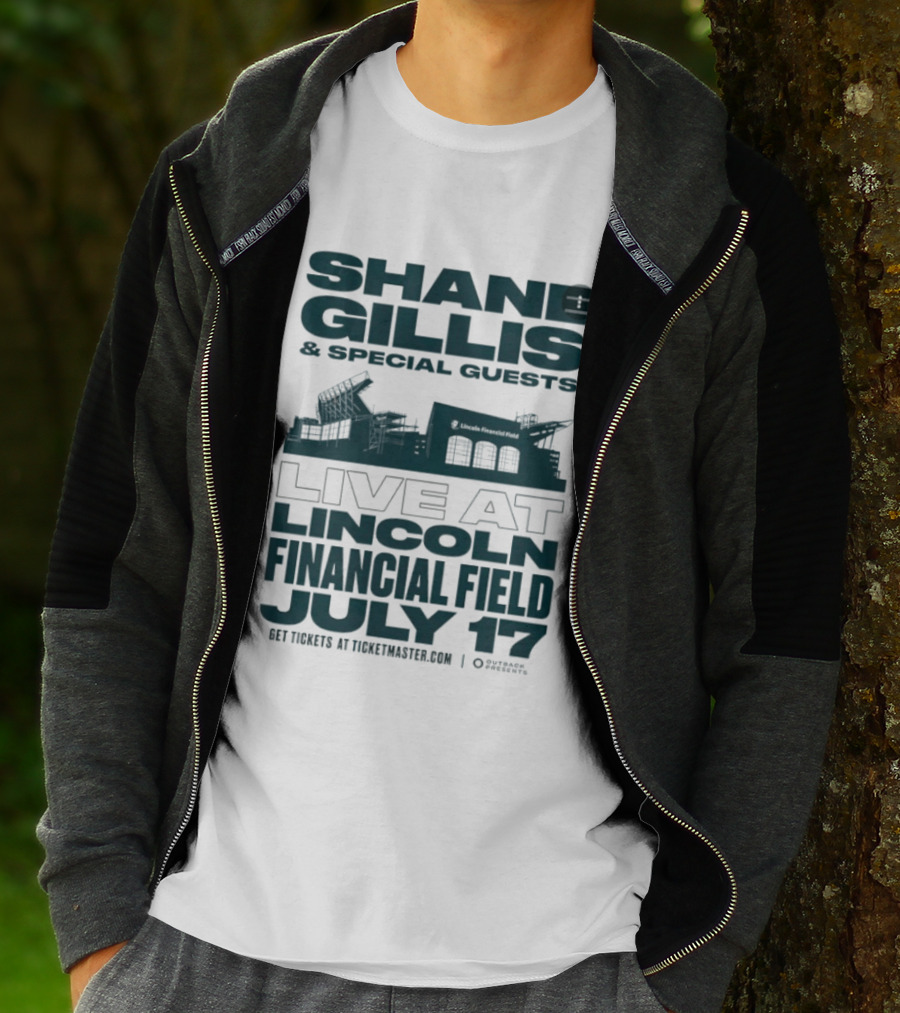 Shane Gillis And Special Guests Live At Lincoln Financial Field July 17 Event Promotion T-Shirt
