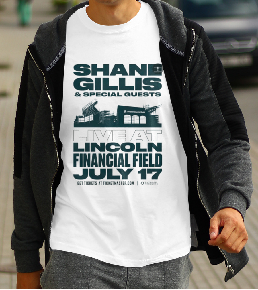 Shane Gillis And Special Guests Live At Lincoln Financial Field July 17 Event Promotion T-Shirt