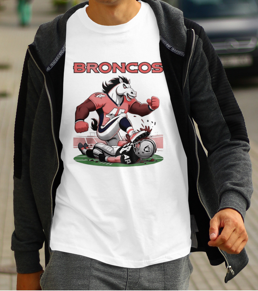 Denver Broncos Vs Raiders Beat Rivals Football Showdown T-Shirt