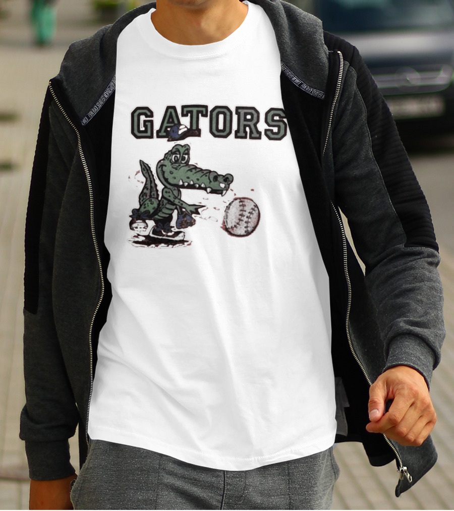 Florida Gators Basketball Mascot Image T-Shirt