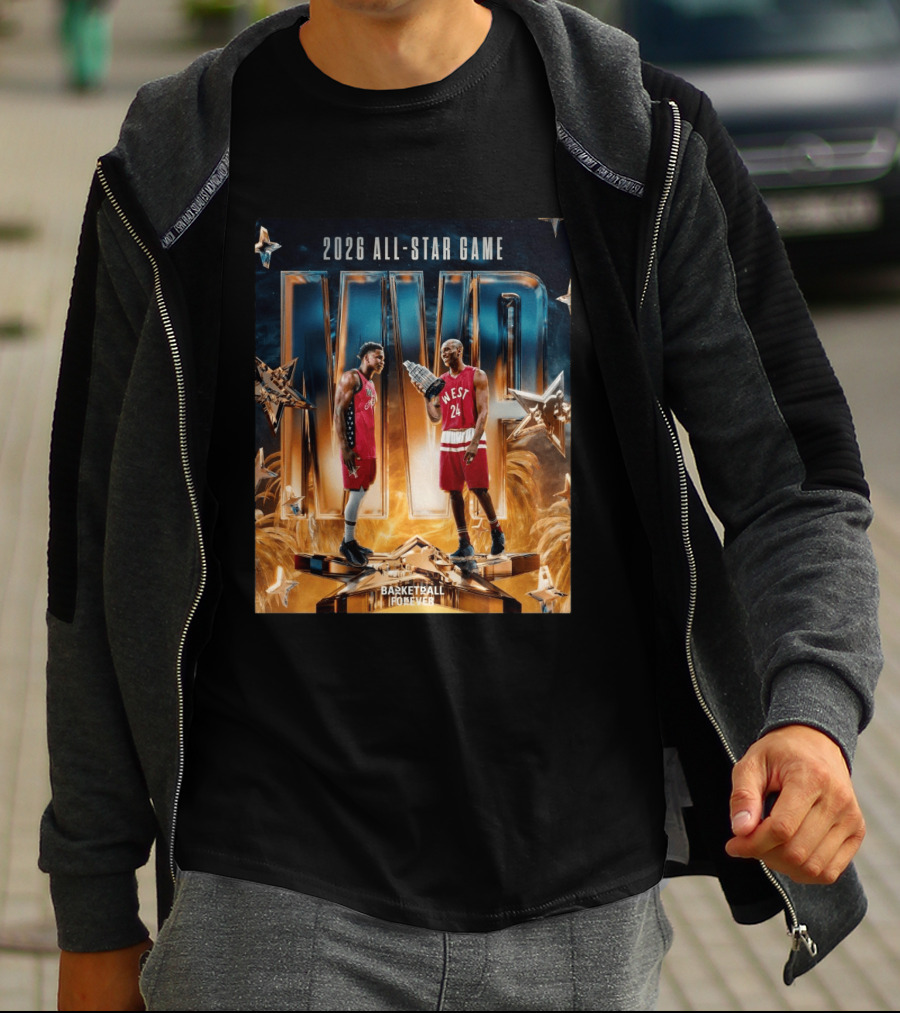 2026 All Star Game MVP Anthony Edwards Kobe Bryant Basketball Forever T-Shirt