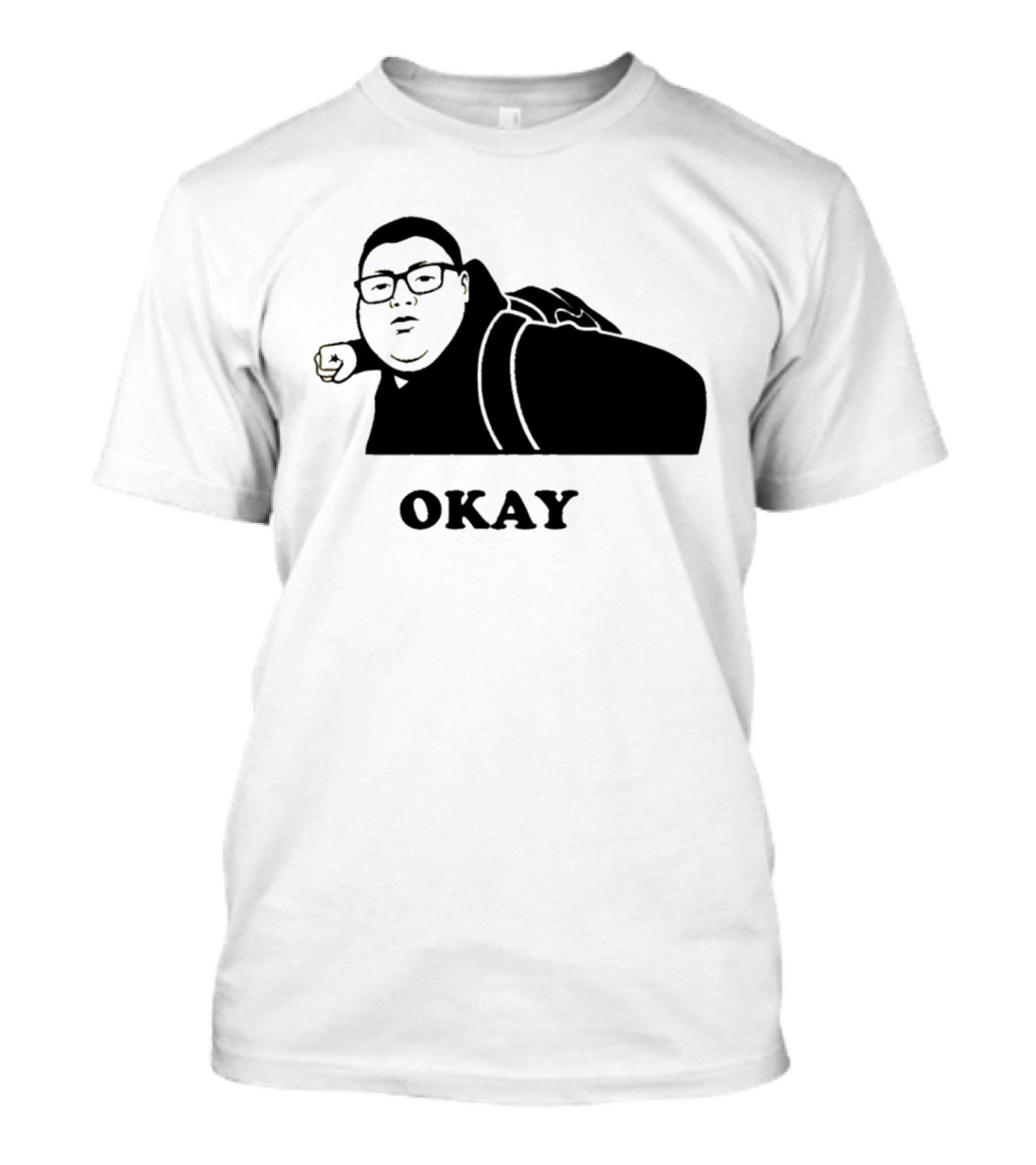 Okay Meme Black And White T-Shirt
