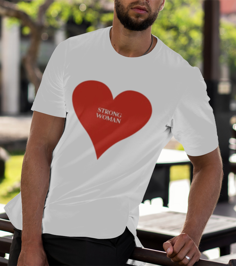 Strong Woman Heart Gemma Johnson Neighborhood Empowerment T-Shirt