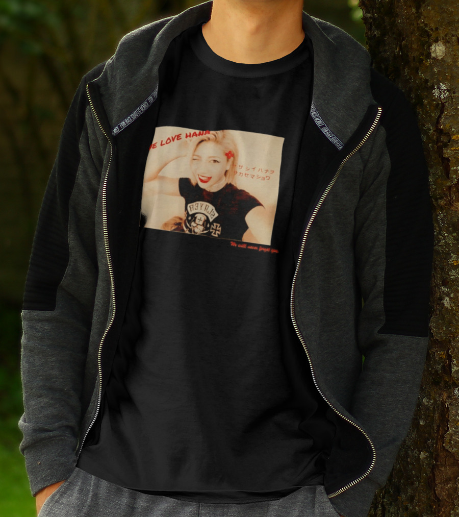 We Love Hana Kimura Punk Style Photo T-Shirt