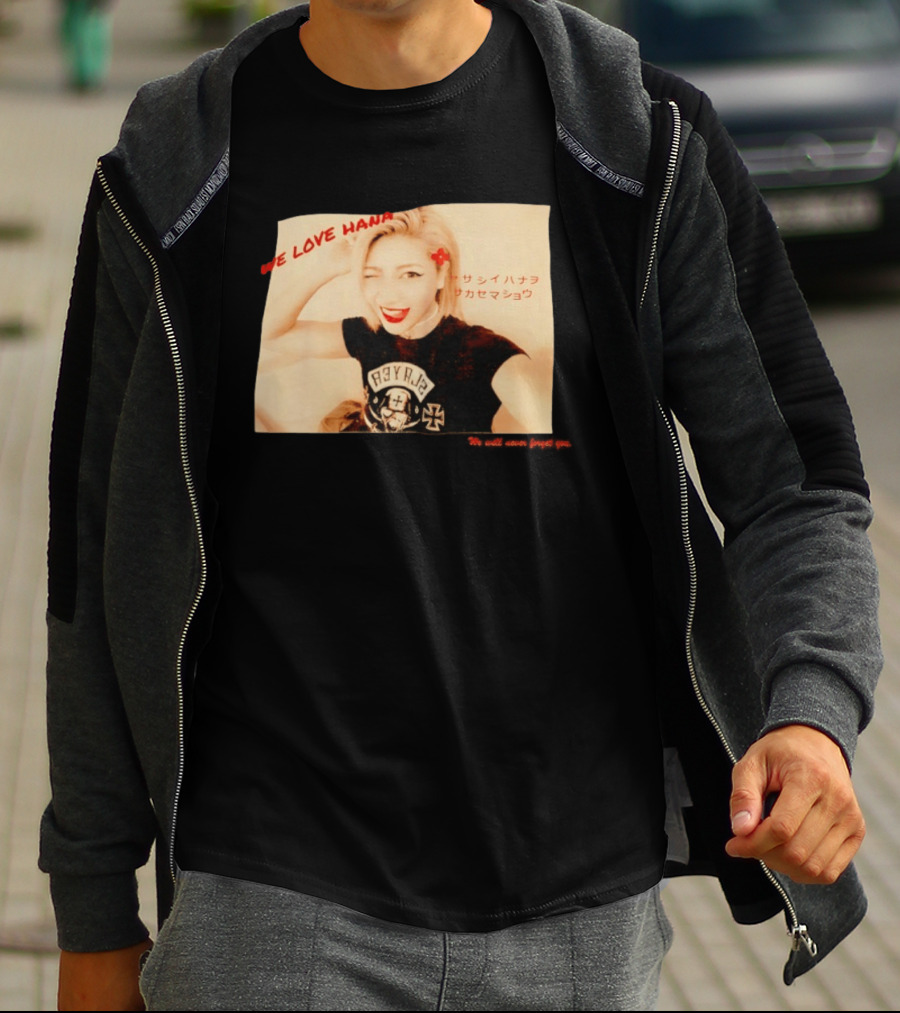 We Love Hana Kimura Punk Style Photo T-Shirt