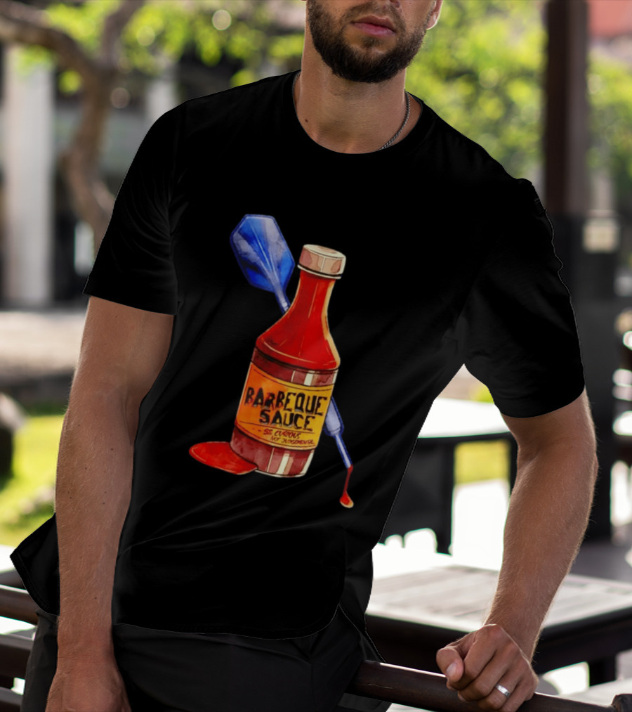 Barbecue Sauce Be Curious Not Judgmental Darts Bottle T-Shirt