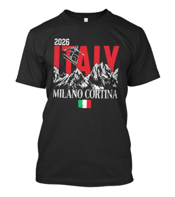 2026 Italy Snowboard Milano Cortina Winter Games T-Shirt