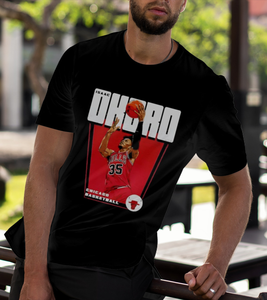 Chicago Basketball Okoro 35 Bulls Dunk T-Shirt