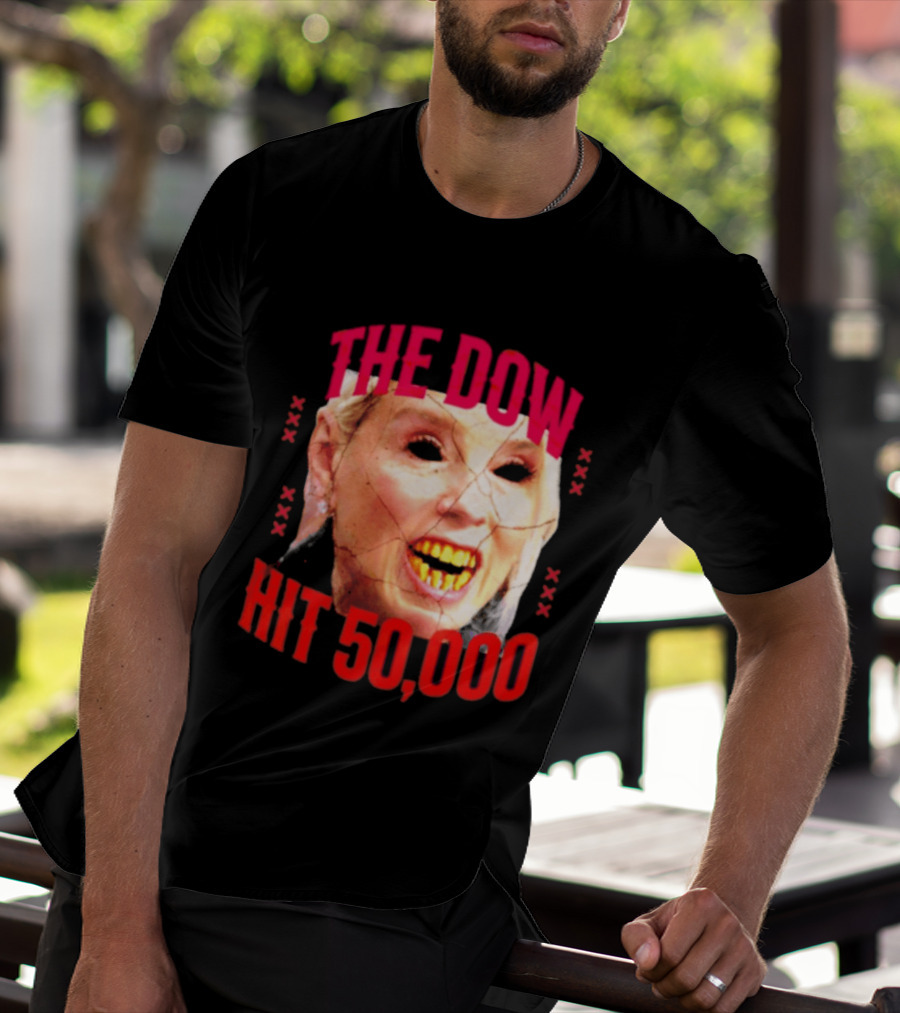 Pam Bondi The Dow Hit 50 000 Protest Epstein Files T-Shirt