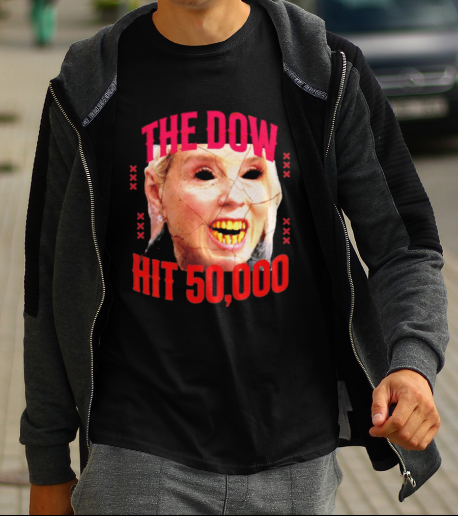 Pam Bondi The Dow Hit 50 000 Protest Epstein Files T-Shirt
