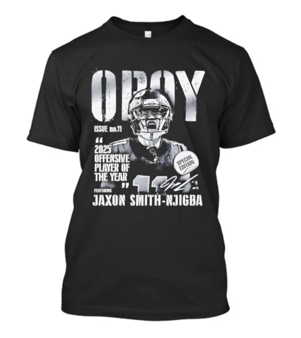Seattle Seahawks 2025 Offensive Player Of The Year Jaxon Smith Njigba 11 T-Shirt