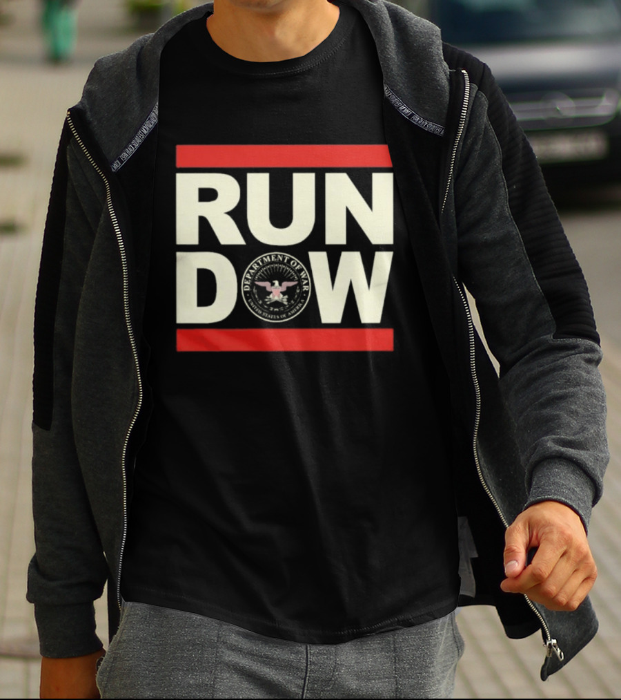 RUN DOW Department Of War Trump Seal T-Shirt