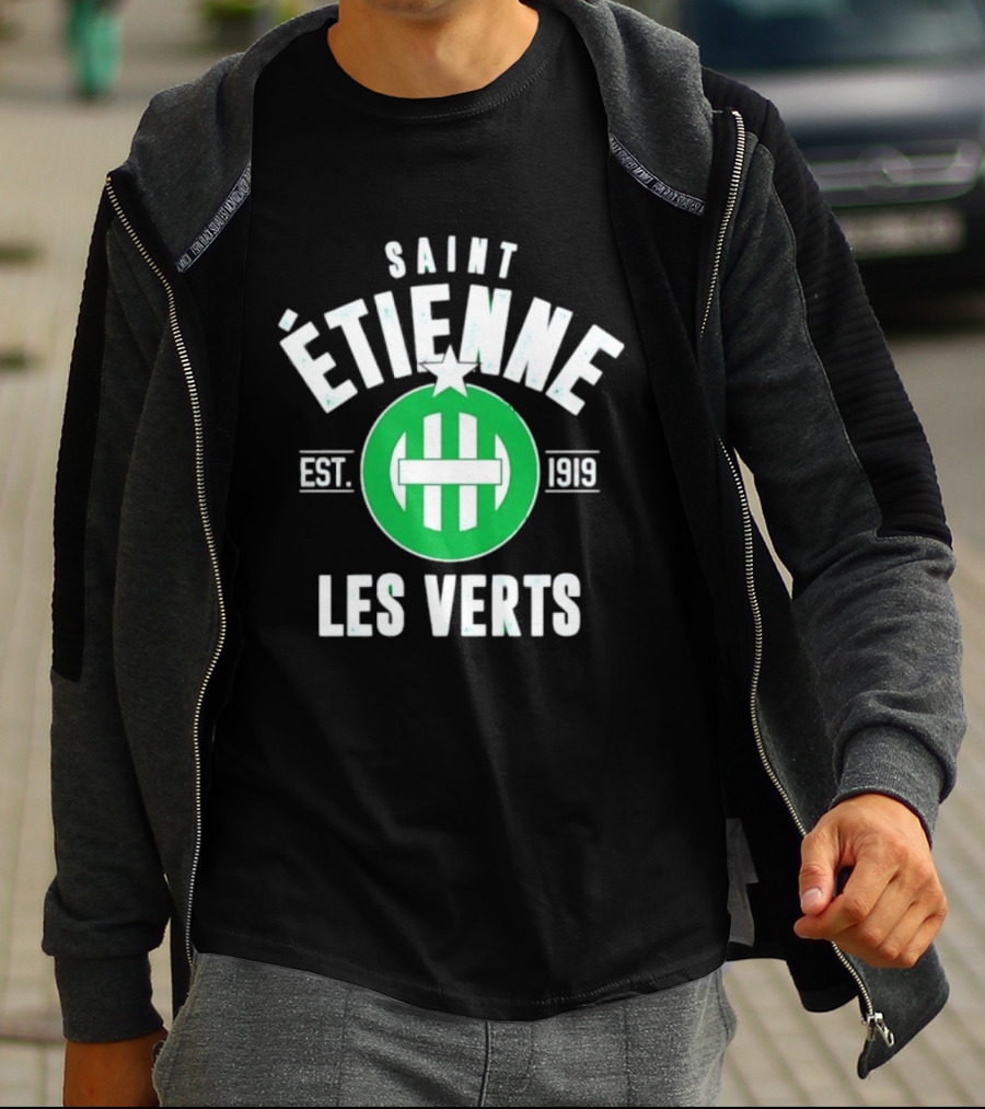 Saint Étienne Established 1919 Les Verts Soccer Heritage T-Shirt
