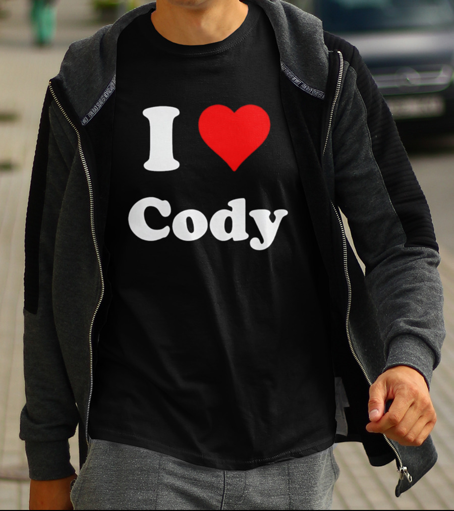 I Love Cody Heart T-Shirt
