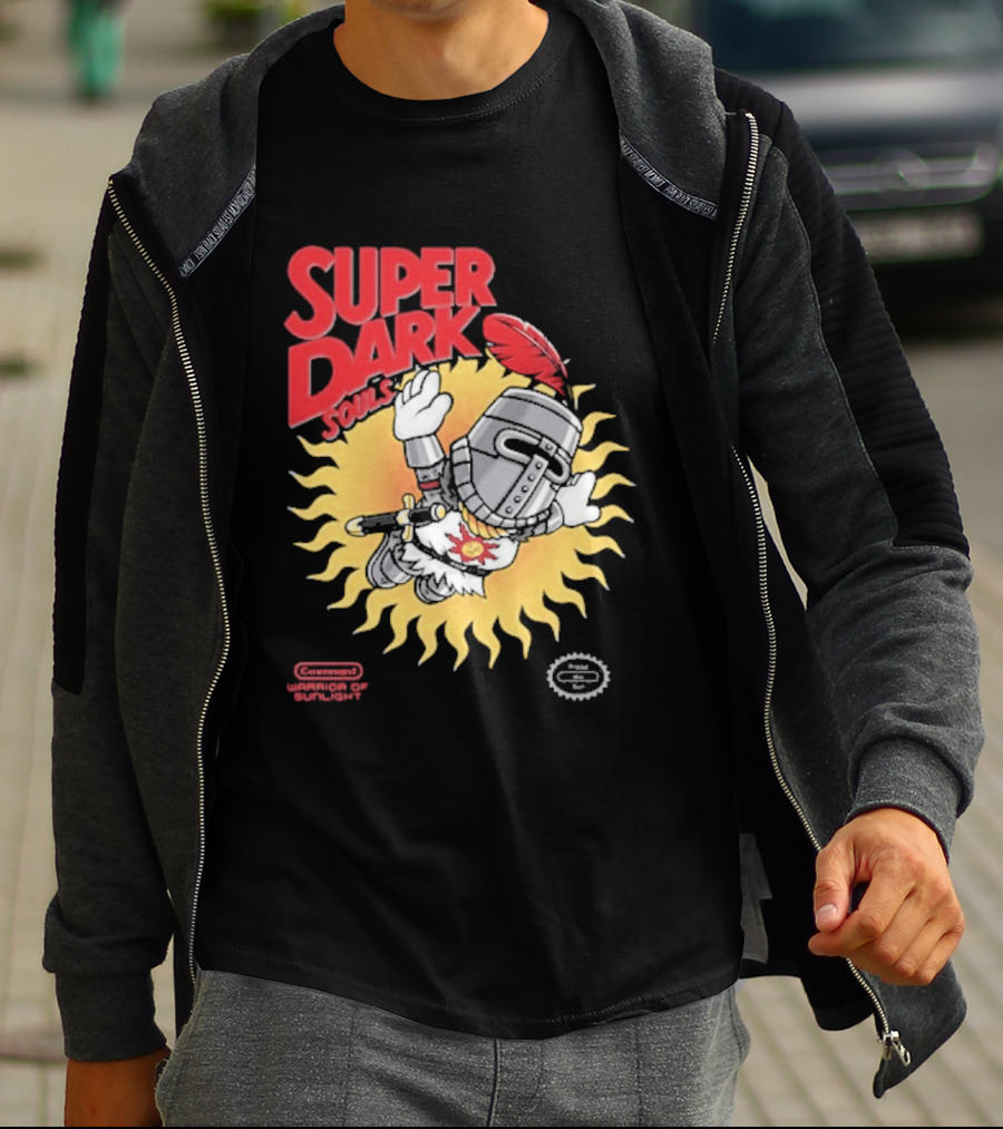 Super Dark Souls Praise The Sun Solaire T-Shirt
