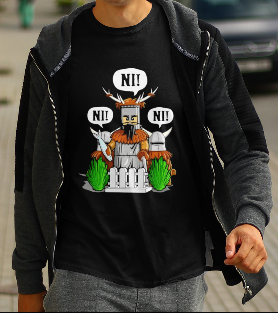 Knights Of Ni Monty Python Nature Comedy Scene T-Shirt