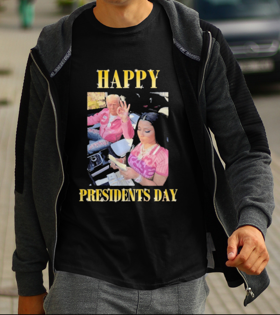 Happy Presidents Day Trump Nicky T-Shirt