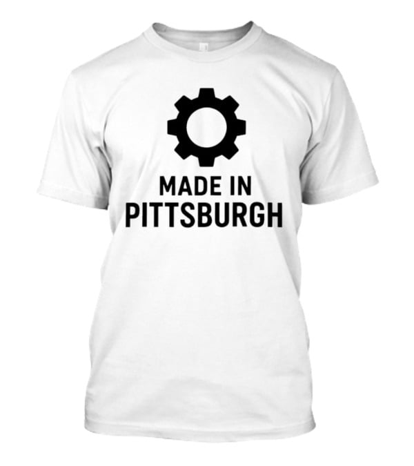 Made In Pittsburgh Gear Symbol ка T-Shirt